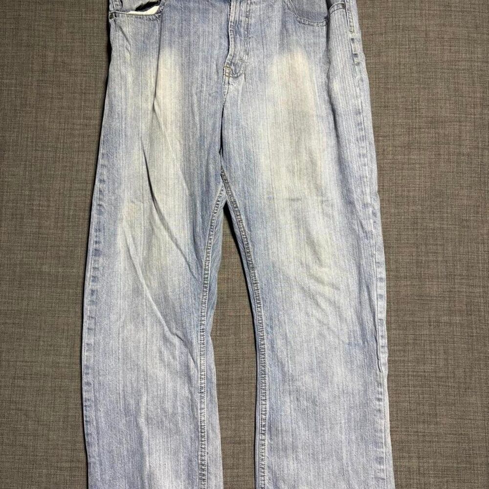 Mens vintage Wrangler Relaxed Bootcut Jeans Light wash denim jeans size 38x32